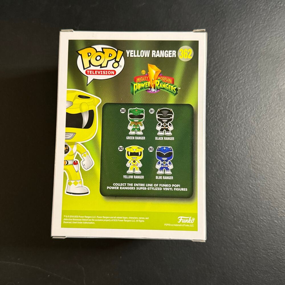 Funko Pop - Power Rangers - Yellow Ranger (Metallic) #362 - GameStop Exclusive - Picture 3 of 6